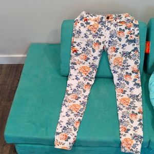 Flower Skinny Jeans size 5